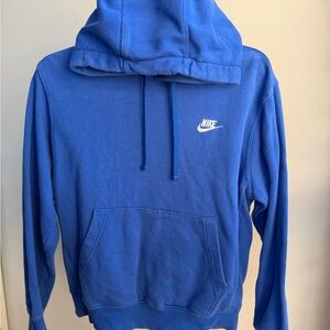 Nike Men's Royal Blue Pullover Hoodie
